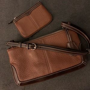 Dooney & Bourke handbag with matching card wallet